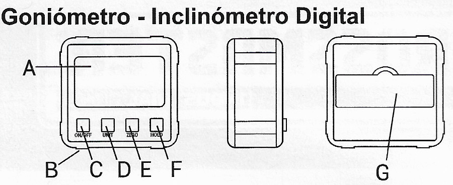 Crossmaster  GONIÓMETRO – INCLINÓMETRO DIGITAL